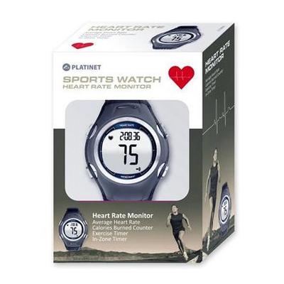 RELÓGIO SPORT WATCH PLATINET HEART RATE MONITOR PRETO/AZUL PHR117BL 43125
